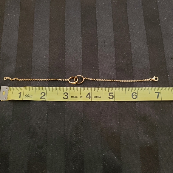 💕SOLD💕to Yen😍Cartier 18K YG Interlock Bracelet - Picture 2 of 10